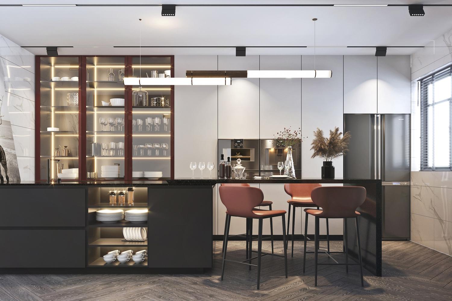 Kitchen Cabinet Painting Lacquer Finish Modern Look for Home
