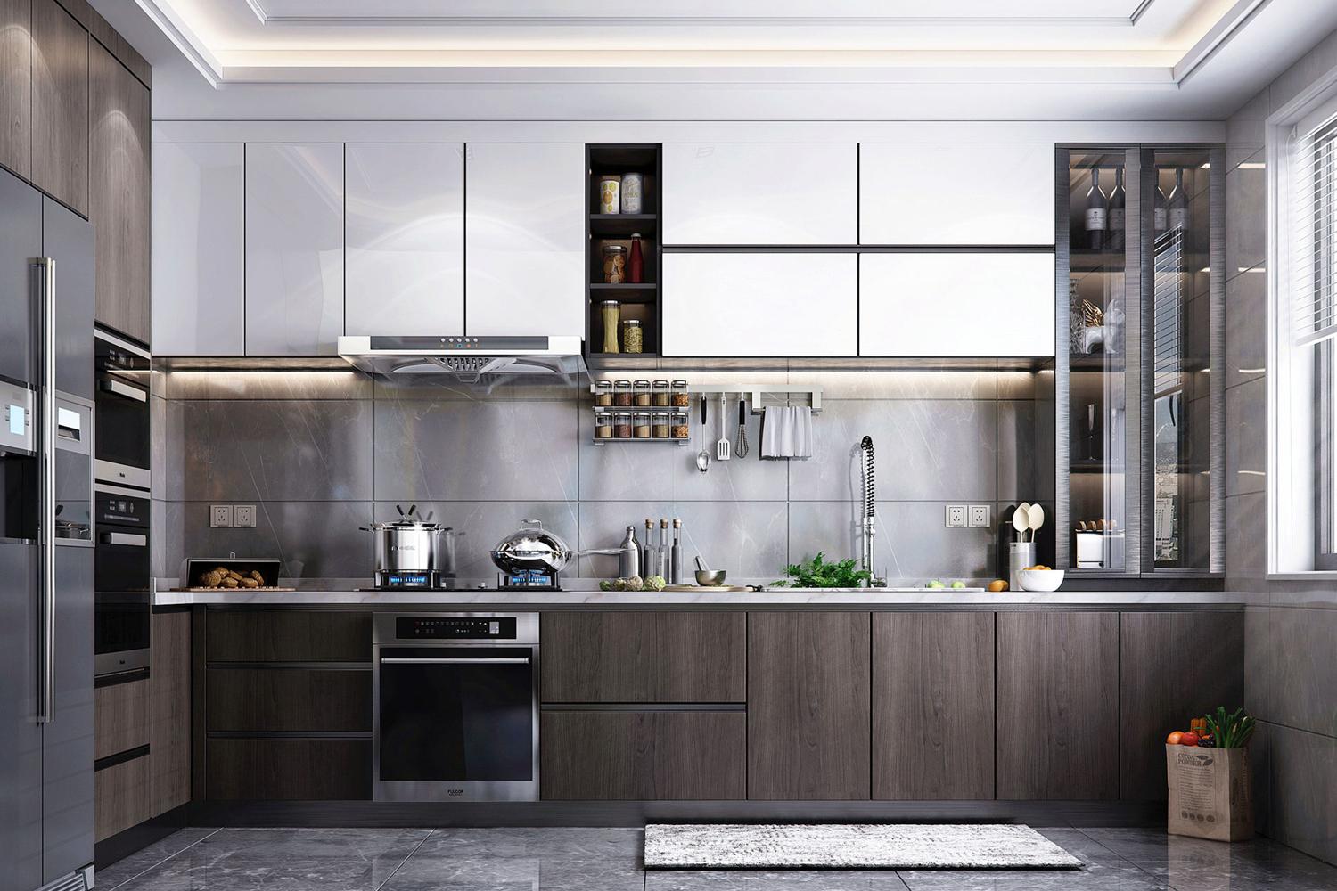 Kitchen Cabinet with Custom Pantry Storage Maximize Kitchen Organization