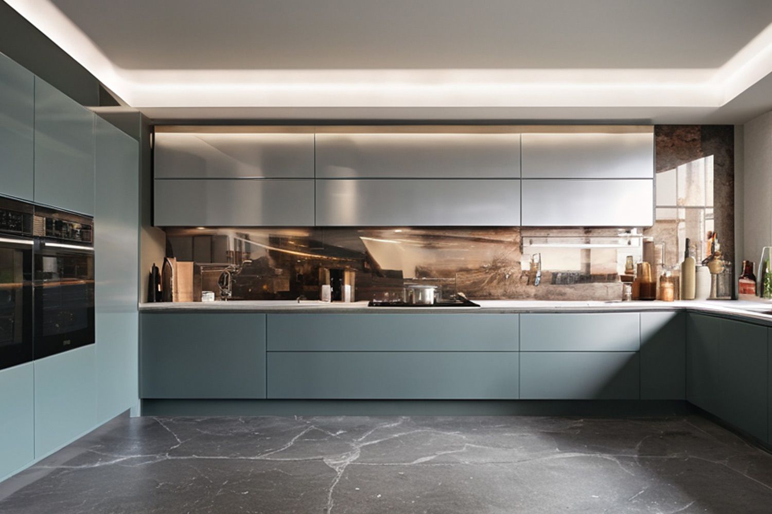 Modern Kitchen Cabinet Modern Style Functional Layout High End Cabinet