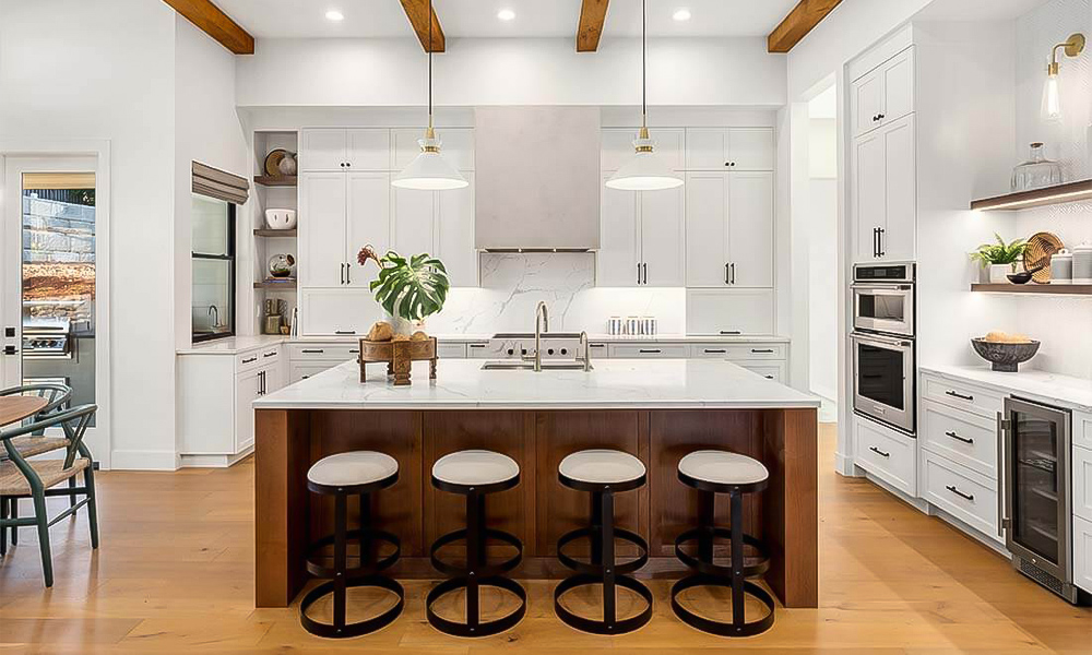 Modern Kitchen Cabinet Full Cooking Units Sleek Lacquer Finish Functional Design Eco-friendly for Compact Urban Kitchen Corners