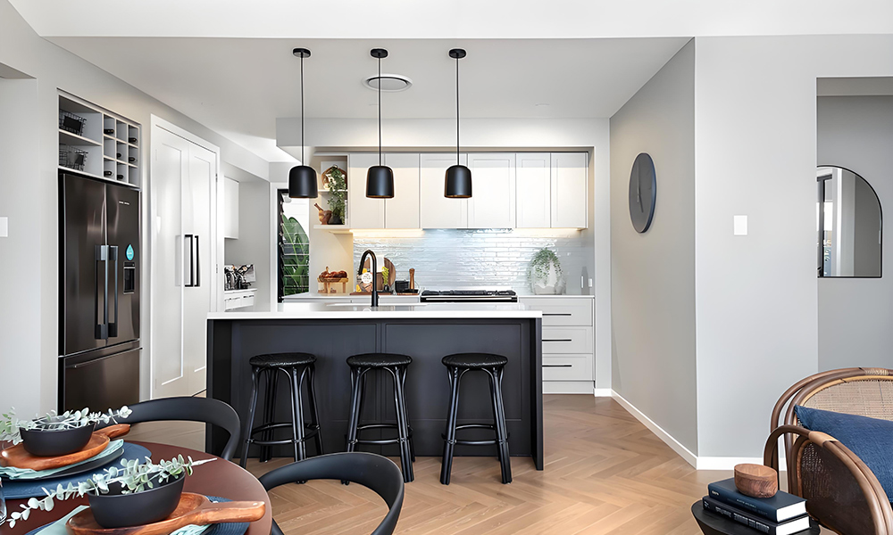 Kitchen Cabinet Modern Style Minimalist Design Adjustable Wooden Cabinets for Cozy Cottage Interiors