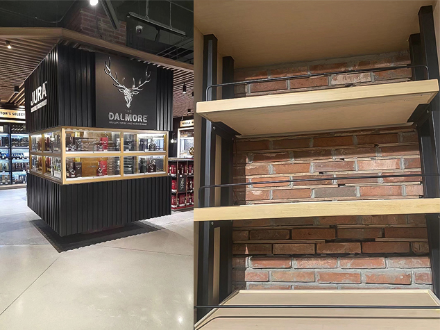 Project case image for the Landers.ph supermarket project in the Philippines. The image showcases supermarket shelving with a modern and functional design, featuring neatly arranged shelves stocked with a variety of products. The setup highlights efficient space utilization, durability, and a clean, organized appearance to enhance the overall shopping experience.
