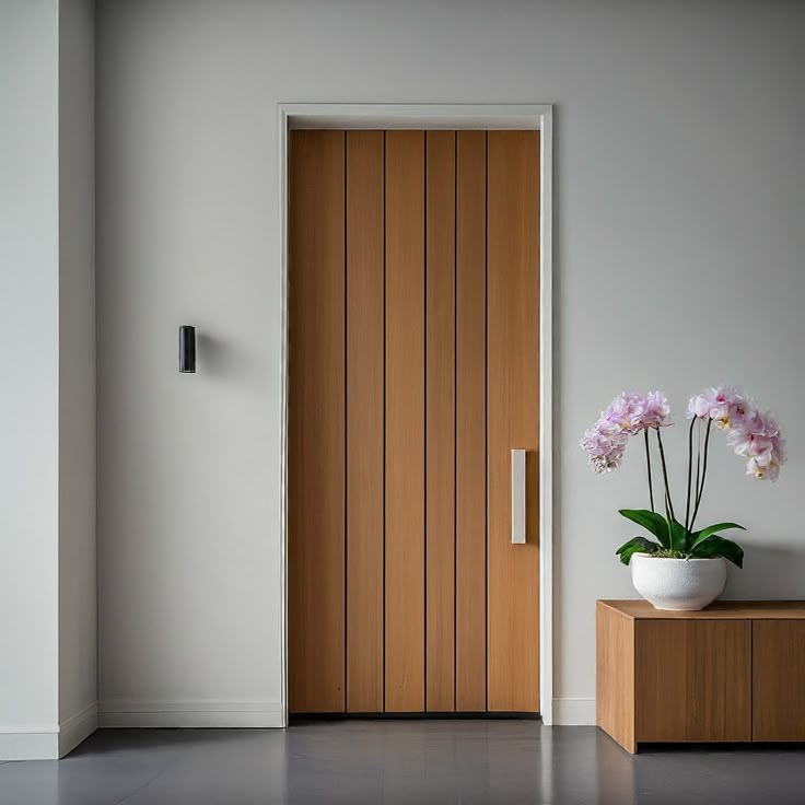 Mengtian wooden doors with coordinated wall panels for whole-home design