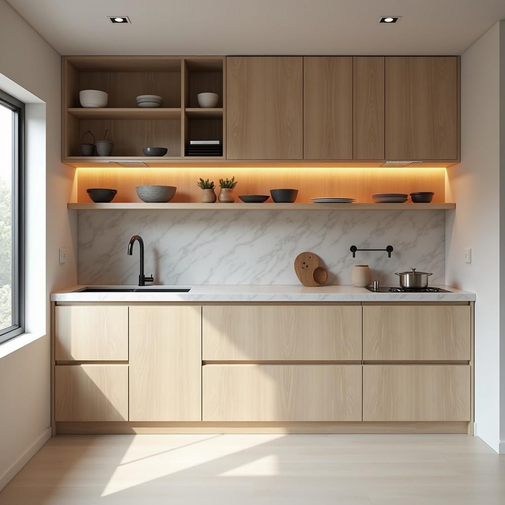 AIS melamine kitchen cabinet