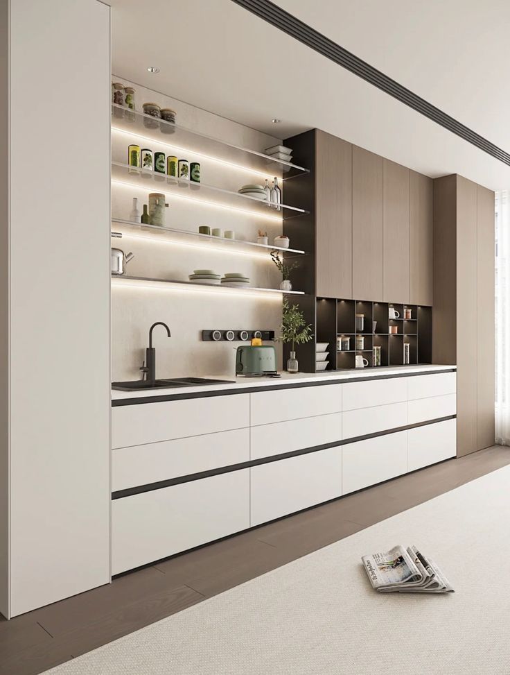 AIS luxury mdf kitchen cabinet