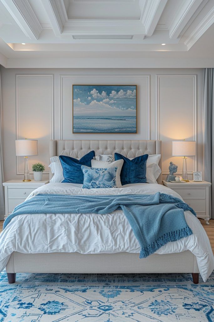 Coastal small bedroom design