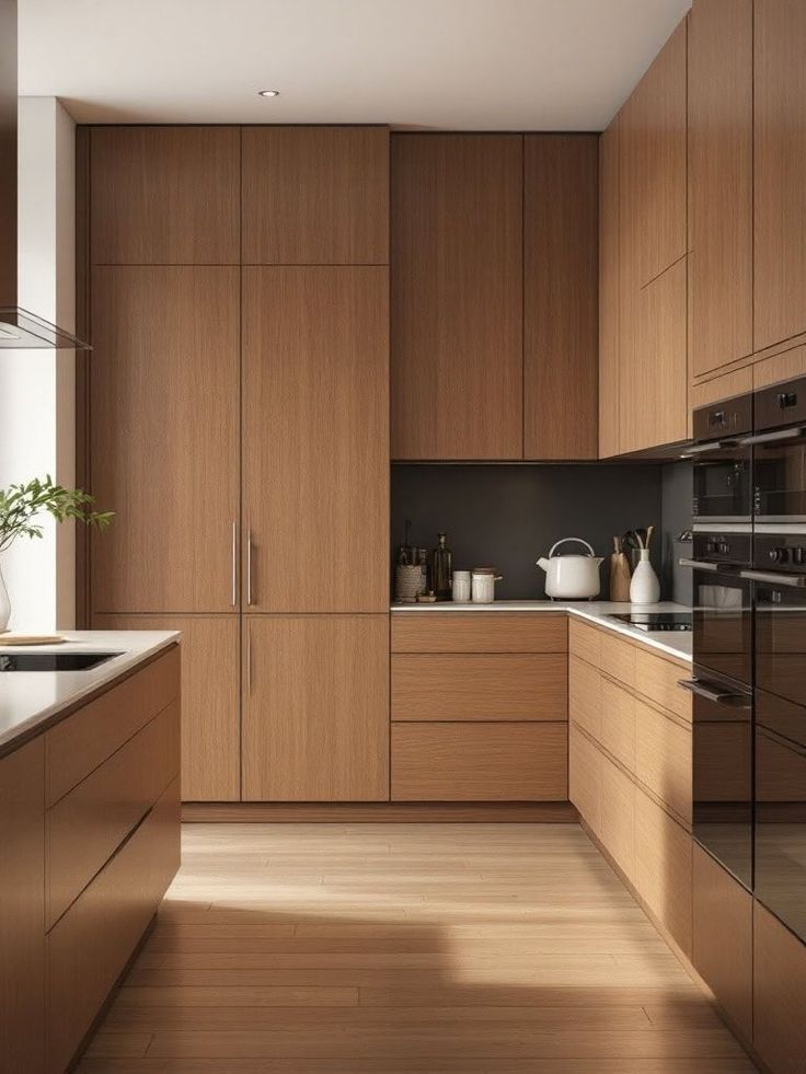 AIS wood venner kitchen cabinet