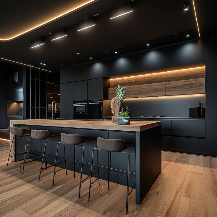 “Luxury condo kitchen with custom cabinets by a Canadian kitchen cabinet maker”