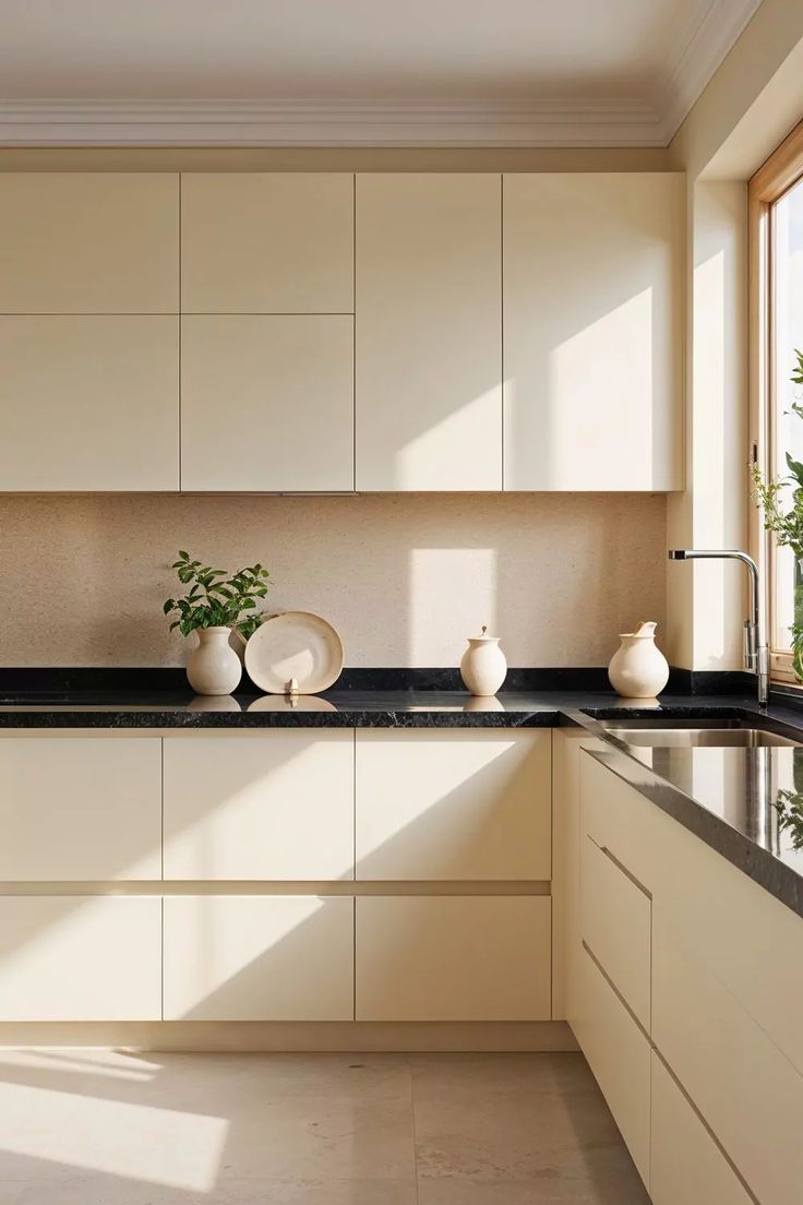 AIS Cabinet User testing different kitchen cabinet worktop height levels in a showroom.