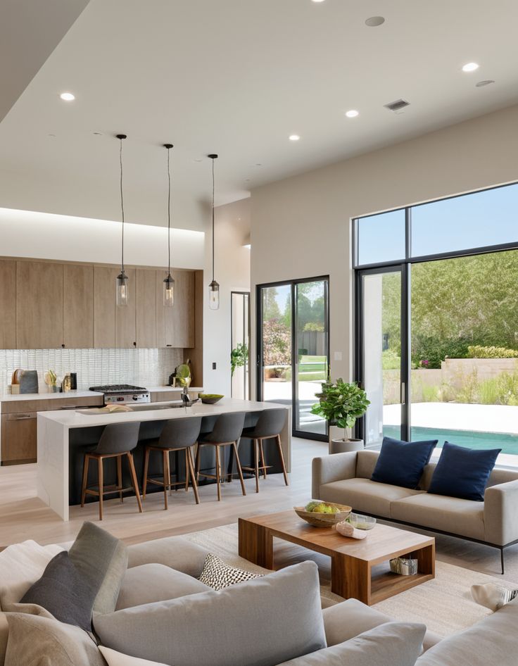 AIS Cabinet Open-plan kitchen design idea for Sydney modern home