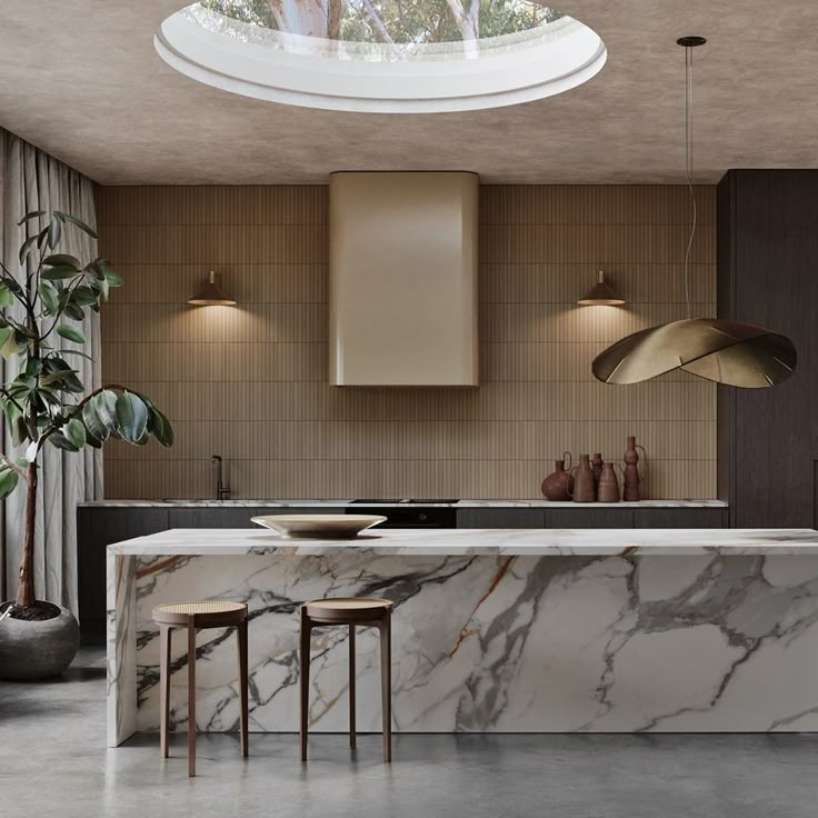 AIS Cabinet White marble kitchen benchtop with soft veining and classic styling.