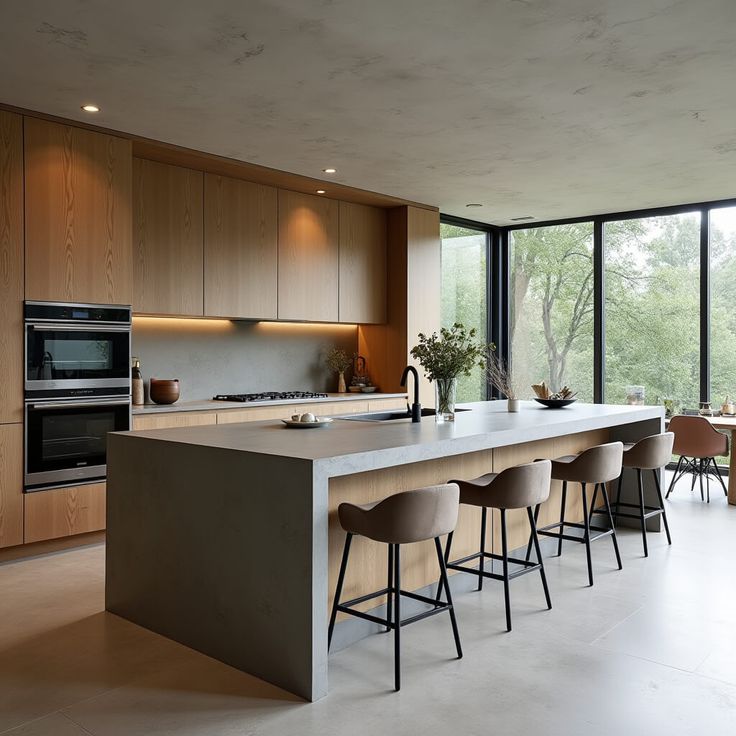 AIS Cabinet Kitchen renovation showing durable cabinetry and stone countertop materials.